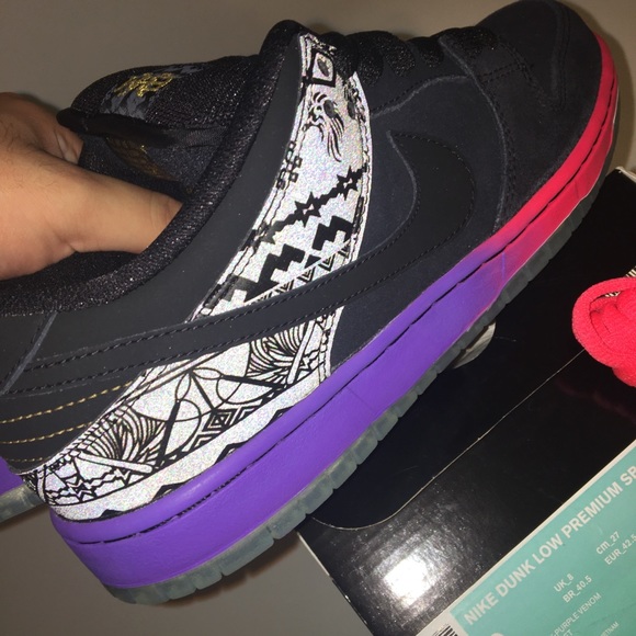 ❌SOLD❌Nike SB Dunk Low BHM 2014 Sz 9 RARE 🔥🔥🔥 - Picture 6 of 8